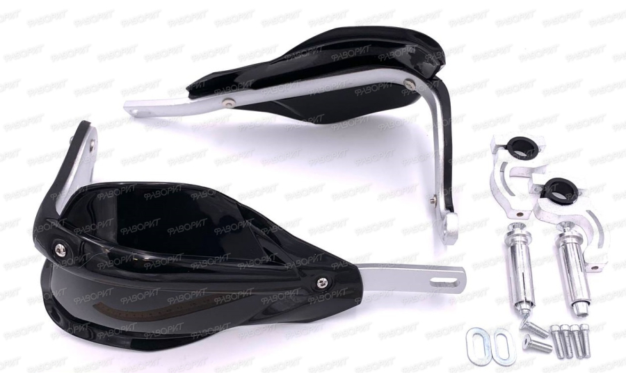 Защита рук (пара) ф=28-22мм, с метал. усилением, черная