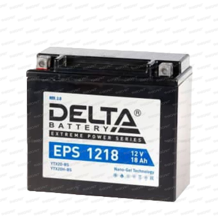 Аккумулятор DELTA EPS 1218 20Ач прямая полярность
