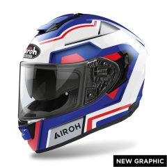 Дорожный шлем Airoh St.501 Square Blue/Red Gloss M