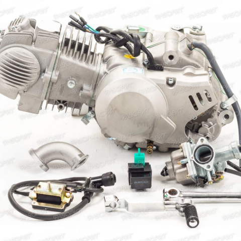 Двигатель 140см3 156FMJ YX W063 (56x57) механика, 4ск., без стартера