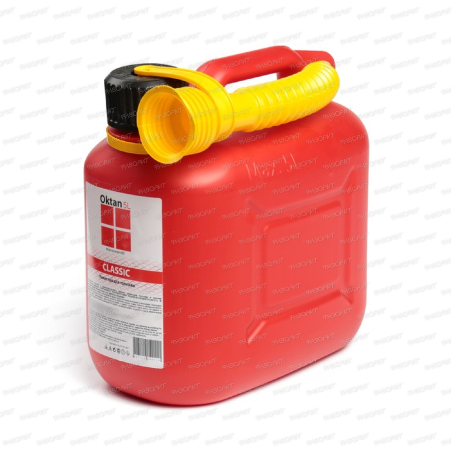 Канистра для топлива oktan 5л цвет красный