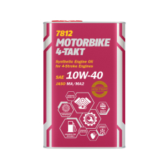 Масло моторное Mannol 4-TAKT MOTORBIKE 7812 10W40 синтетическое 4л