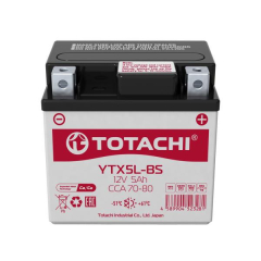 Аккумулятор TOTACHI CMF 5 а/ч YTX5L-BS L AGM
