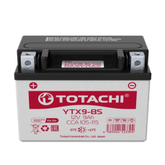 Аккумулятор TOTACHI CMF 9 а/ч YTX9-BS R AGM