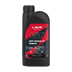 Моторное масло для мотоциклов GT OFF ROAD 4T 10W-40, 1 / л Ln7723