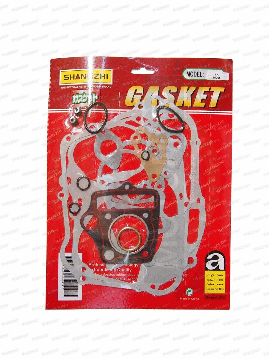 Набор прокладок двигателя Альфа Дельта Zodiak 47 мм JH70 (полный)