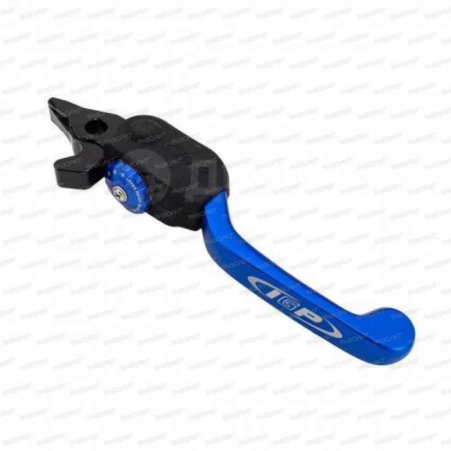 Рычаг тормоза Kayo T4,T6,K6,BSE,Avantis, GR регулируемый, складной 360град. IGP CNC (Синий)