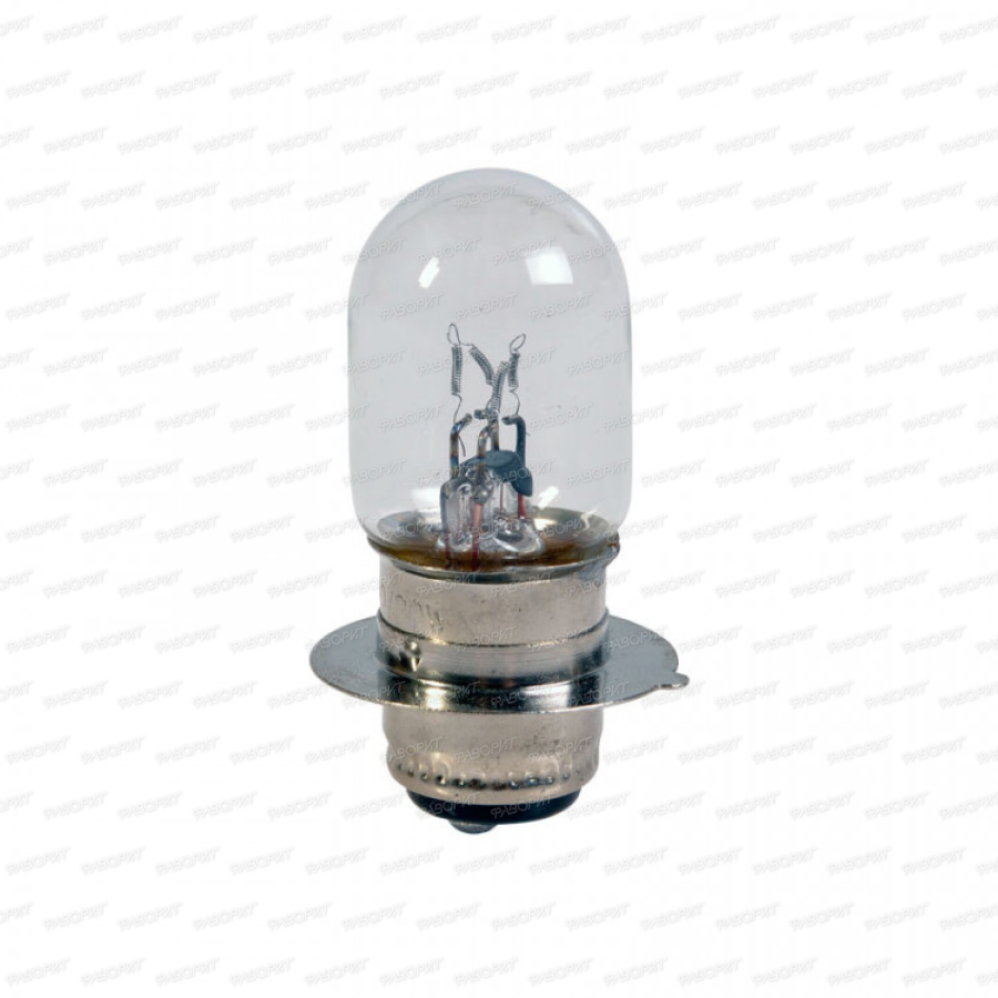Лампа 12В 18/18Вт фарная Т19 P15D-25 (Zodiak) (1954) простая
