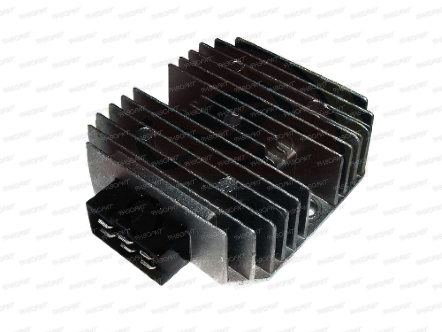 Реле регулятор (стабилизатор) 6 конт. 3х фазный Динго Т150 большой разъем Линхай400