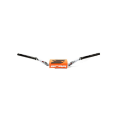 Руль Scar O2 ø28.6 (1 1/8") KTM 85SX белый руль - оранжевая подушка