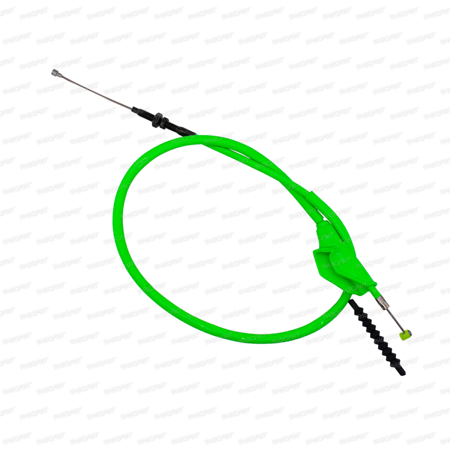 Трос сцепления NIBBI 4T (Cross CB ) возд.охлаждение (L990 мм, общая длина 1120 мм) (Зеленый)