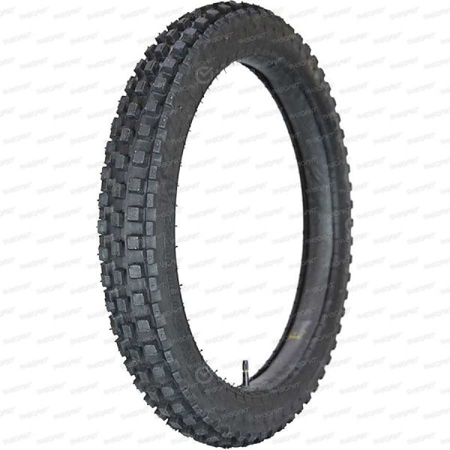 Покрышка ПетроШина 21" Л-254,266,314, 3.00-21 (80/100-21) с камерой, мягкая