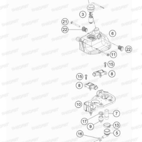 Масляный насос KTM EXC TPI