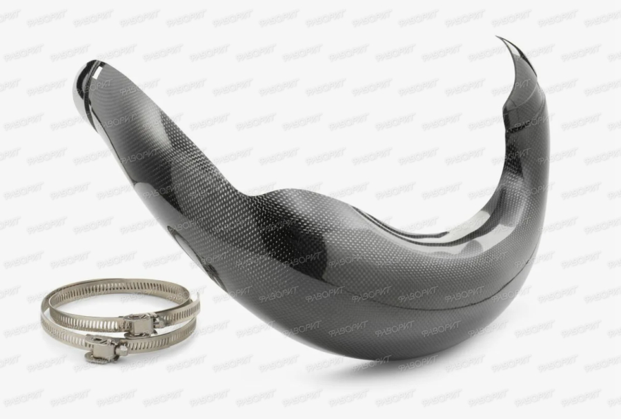 Защита резонатора КТМ EXC/SX 24-25г (карбон)