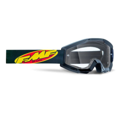 Маска кросс FMF Powercore Core Black - Clear Lens