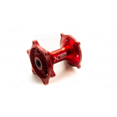 Ступица задняя CNC (R18"/19" d=17mm) красная X-TECH (п/звезду