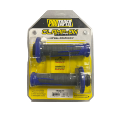 Грипсы на зажиме Pro Taper ClampOn Full Diamond Blue/Dark Grey Husqvarna TC/FC/FE/FX /16->
