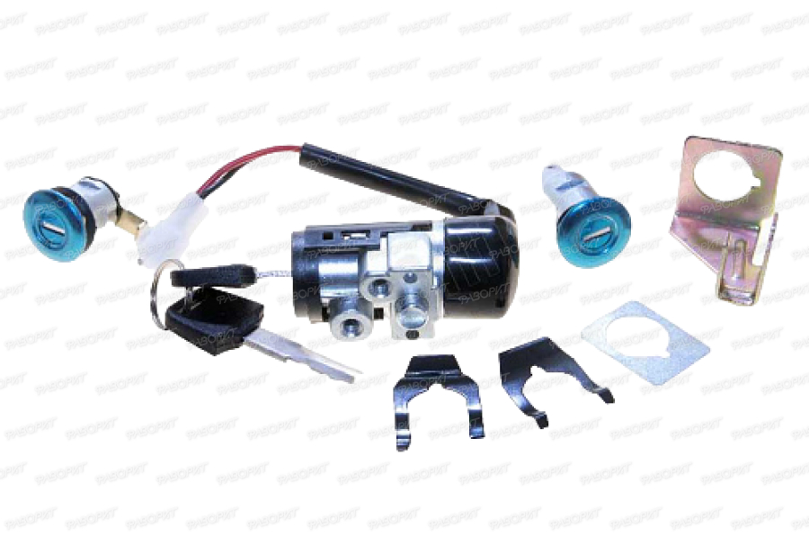 Замок зажигания +багажника+лючка бензобака Honda Dio, Тасt AF-16, AF18, 4 провода