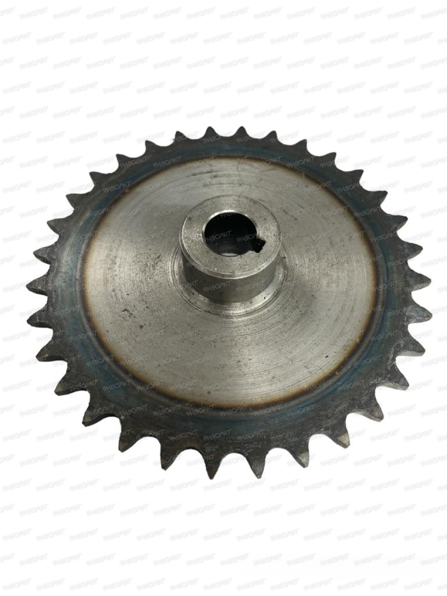 Звезда 32 зуб. (520) цепи, 15.875шаг, на вал d25мм шпонка 8мм мотобуксировщик