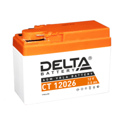 Аккумулятор DELTA CT 12026 2,5 Ач обратная полярность
